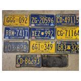 Assorted Pennsylvania License Plates