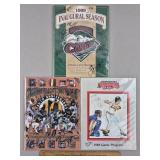 Signed Baseball Programs Curve, Harrisburg