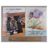 Signed Baseball Programs Dodgers, Arizona