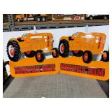2 metal Minneapolis Moline signs