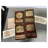 4 John Deere calendar medallions