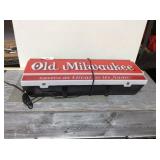 Old Milwaukee lighted sign, works