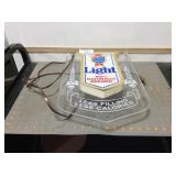 Old Style Light lighted sign, works