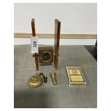 JD Expo '93 playing cards, pocket watch, clock