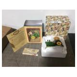 JD Christmas ornament & Cherished Teddies 'Chuck'