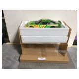 John Deere #97 stock car w/display case