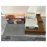 Antique Case mirror/spoon rack, Johnson Impl Co,