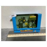 Ertl Farm Machines JD tractor & implement set