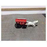 Cast iron horse drawn ice wagon