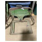 Vintage John Deere tractor seat, no cushion