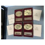 4 John Deere calendar medallions