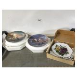 3 collector plates (2 Terry Redlin)