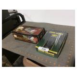 JD Collector Cards & box of poker chips,