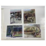 Qty of Walter Hinton John Deere prints