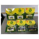 6 Athearn John Deere collectible tractors &
