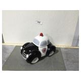 Sheriff car cookie jar