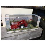 SpecCast red Cockshutt 1650 w/mounted corn picker