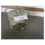 Pine River cheese crock w/wire bail lid
