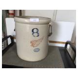 Red Wing 8 gallon large wing, Red Wing oval crock