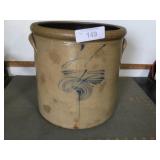 4 gallon salt-glazed lazy 8 target crock