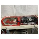 2 Gearbox pedal car coin banks: 1957 Texaco Chevy