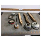 Wire brushes, wire brush attachments