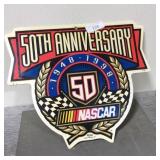 Nascar 50th anniversary sign