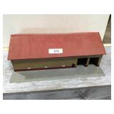 Toy farm machinery shed