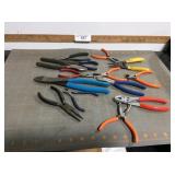 Assorted pliers