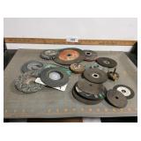 Assorted sanding/grinding wheels
