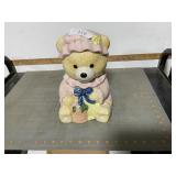 Teddy bear cookie jar