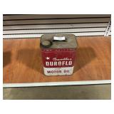 Gambles Duroflo motor oil can