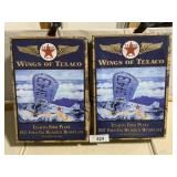2 Wings of Texaco 1927 Ford tri-motored monoplanes