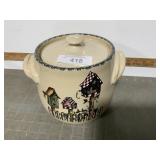 Birdhouse cookie jar