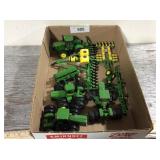 1/64 scale John Deere tractor & farm implements