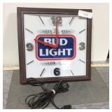 Bud Light Beer clock, 12' x 12'