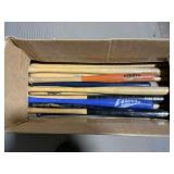 Qty of assorted advertising bats