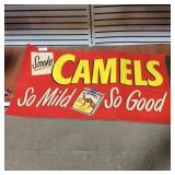 'Smoke Camels' paper sign, 41' x 24'