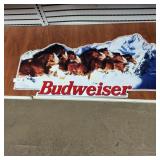 Budweiser sign, 3' x 18'