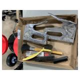 Staplers, brushes