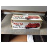 Phillips '66' vintage truck bank