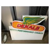 Two-sided Dekalb corrugated sign, 2' x 22'