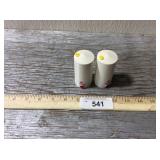 2 toy dyed diesel storage tanks