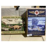 Wings of Texaco 1927 Ford tri-motored monoplane &