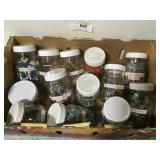 Jars with assorted screws