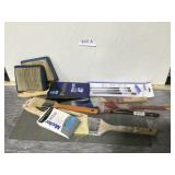 Paintbrushes, SteelStiks, mink oil
