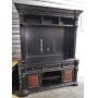 Large stepped back hutch