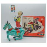 Acrobat On Horse Tin Toy