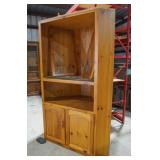 Pine Corner Cabinet