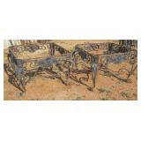 Cast Metal End Tables